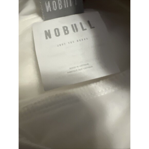 SMALL NOBULL MENS everyday training hoodie Ivory - Picture 4 of 8